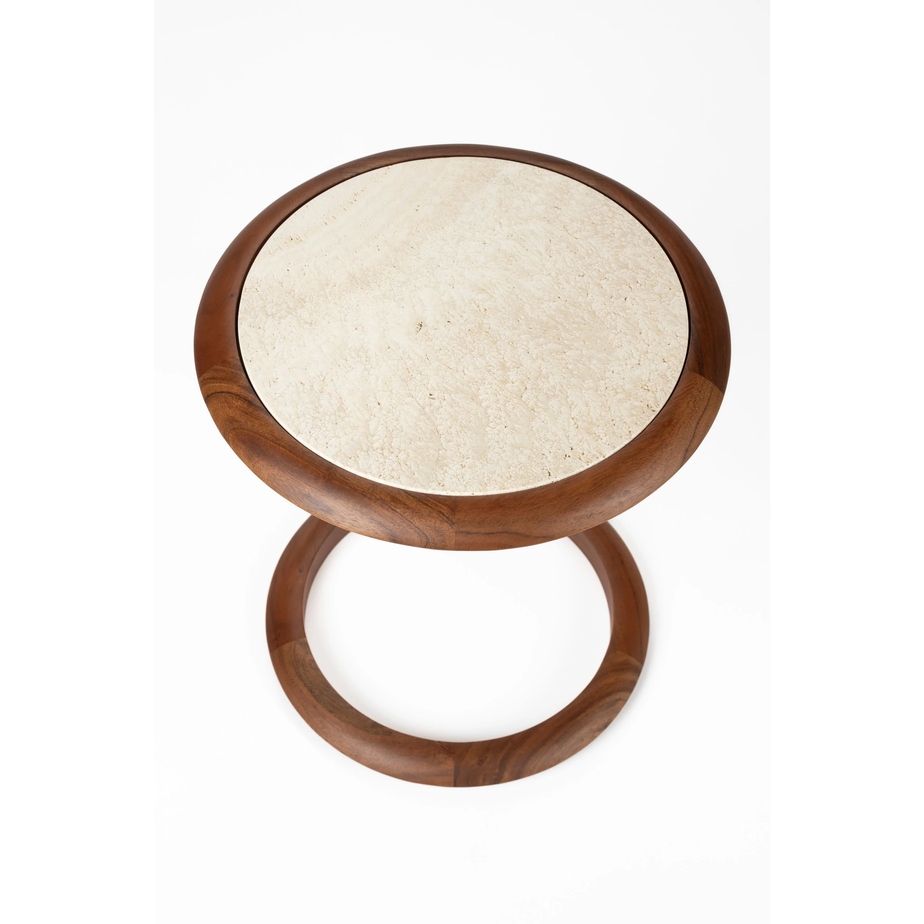 Zuiver Doppio Bijzettafel Rond Bruin - Image 4