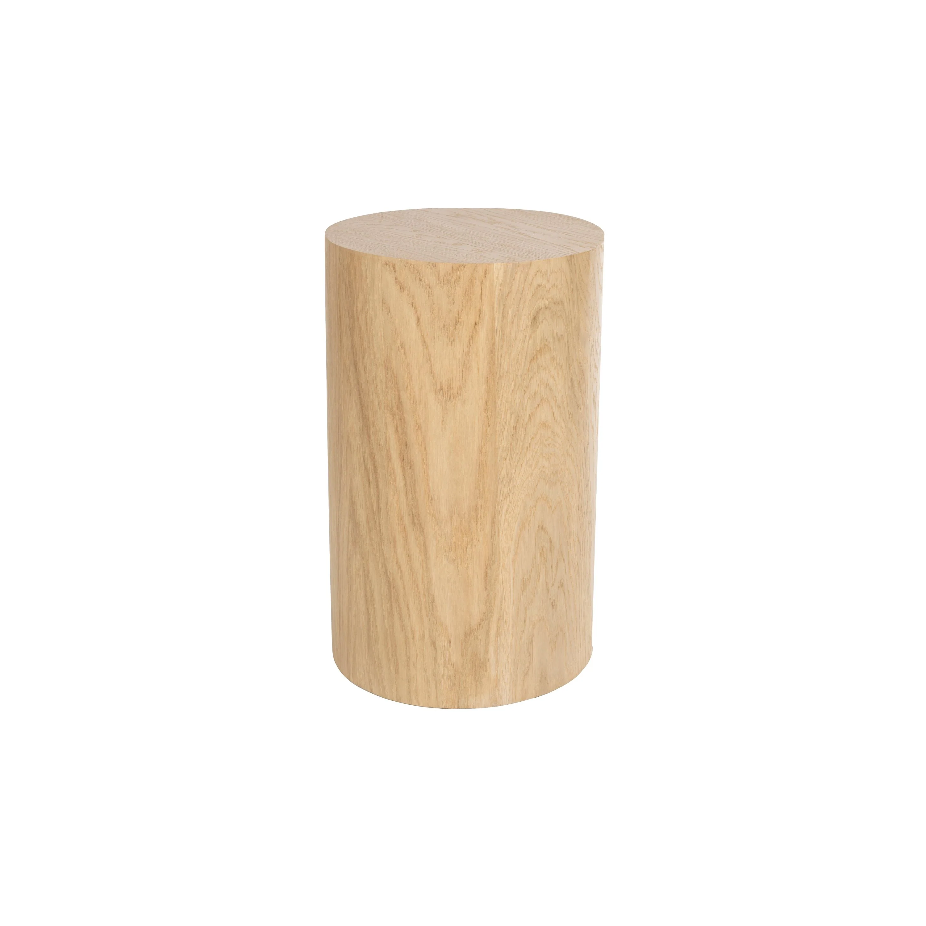 Zuiver Silo Bijzettafel| Pilaar 32 cm Hout Naturel