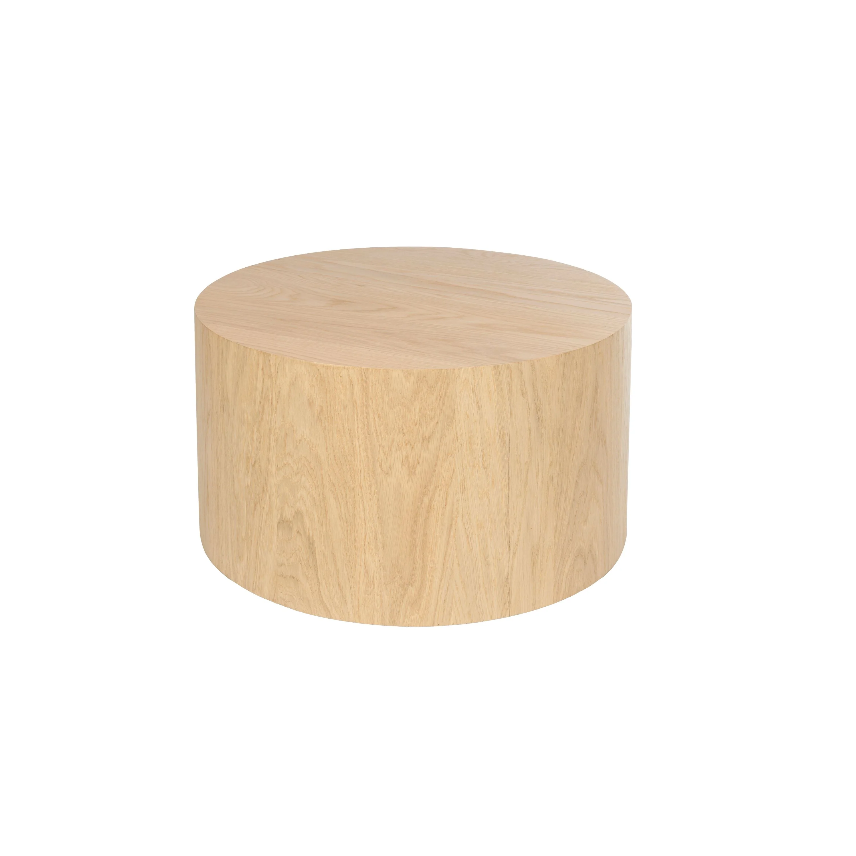 Zuiver Silo Bijzettafel| Pilaar 60 cm Hout Naturel